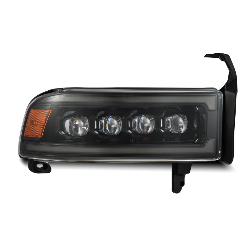 AlphaRex Nova-Series Projector Headlights for 1994–2001 Dodge Ram 1500, Black Housing, ARX880352