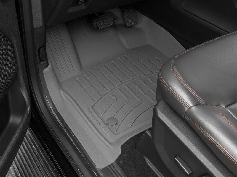 WeatherTech FloorLiner HP for Ford Expedition and Lincoln Navigator - Front, Gray (Part #wet4619481IM)