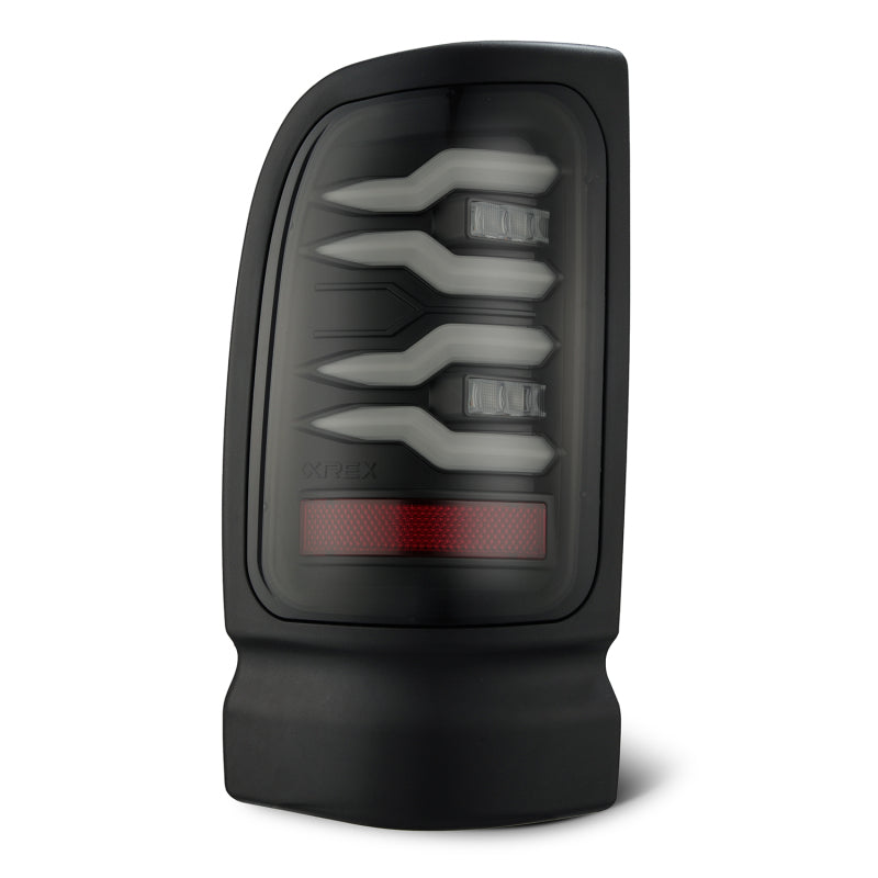 AlphaRex LUXX-Series LED Tail Lights for 1994-2001 Dodge Ram 1500, 2500 and 3500 - Black