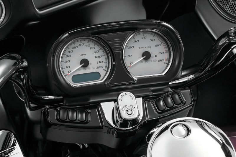 Kuryakyn 6971 Black Switch Panel Accent for Harley-Davidson Road Glide