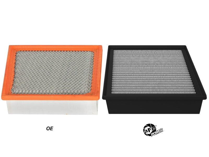 aFe Magnum FLOW Pro DRY S Air Filter with Foam Pre-Filter, Part Number 31-10275, for 2017–2019 GM 6.6L Duramax Diesel Trucks