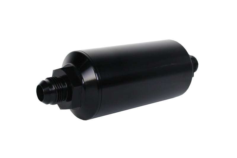 Aeromotive 12379 In-Line Fuel Filter with 100-Micron Stainless Steel Element, AN-08 Male