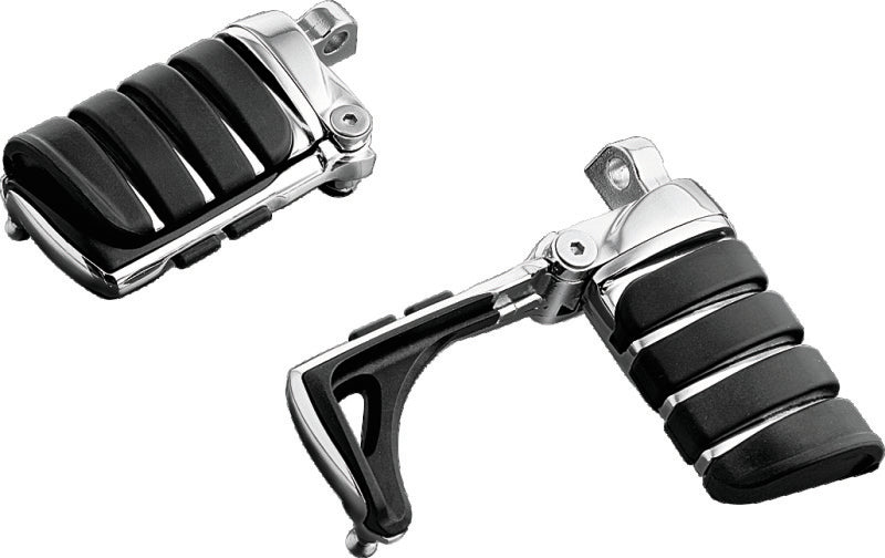 Kuryakyn Switchblade Pegs with Male Mount Adapter, Chrome - Part KUR4445