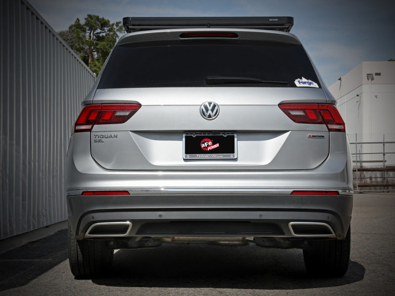 aFe MACH Force-Xp 2.5-Inch 304 Stainless Steel Cat-Back Hi-Tuck Exhaust System for Volkswagen Tiguan 2.0L Turbo