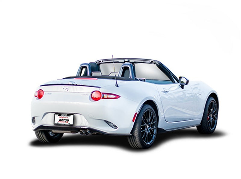 Borla 11919 S-Type Axle-Back Exhaust System for 2016–2025 Mazda MX-5 Miata 2.0L