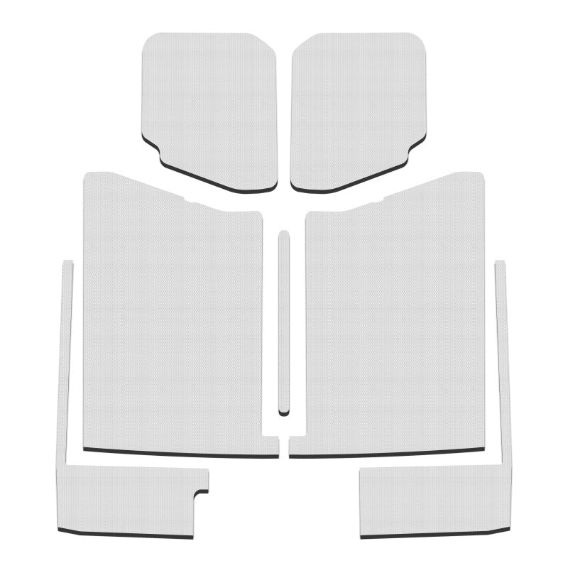 DEI 2019-Up Jeep Gladiator Headliner Complete Kit 7-pc - White