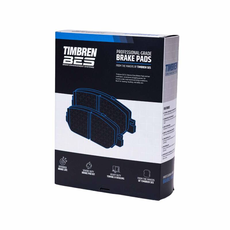 Timbren BES OnyxBite™ Severe Duty Semi-Metallic Brake Pads for 2019-2020 Ram 1500 and Jeep Grand Wagoneer, Front