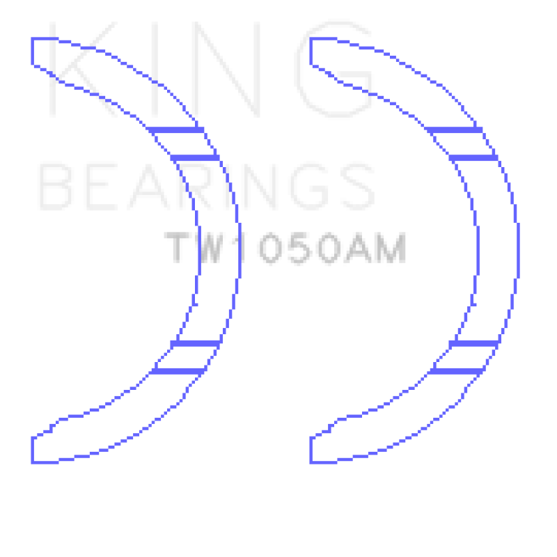 King Engine Bearings TW1050AM Thrust Washer Set for Mitsubishi EVO X and Hyundai Engines