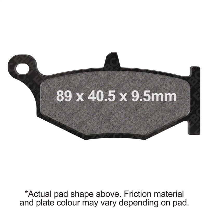 EBC Powersports FA419HH Double-H Sintered Motorcycle Brake Pads