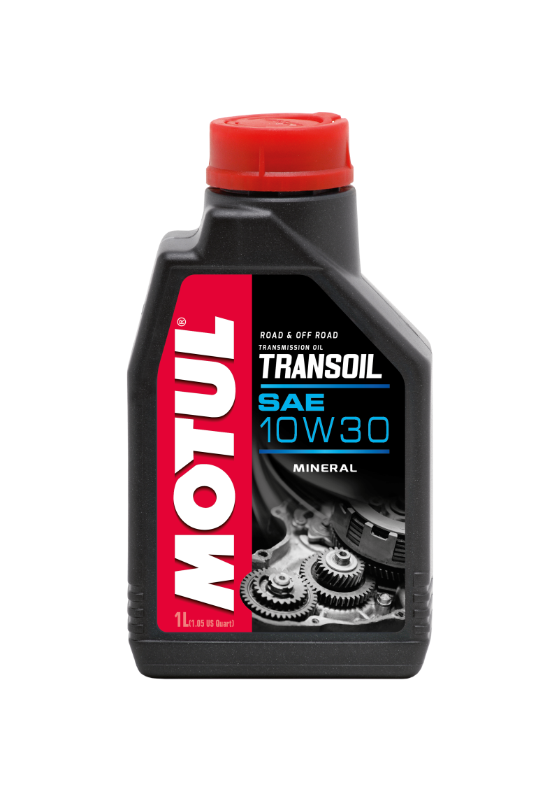 Motul 1L Powersport TRANSOIL SAE 10W30 (Wet Clutch) - Petroleum - Case of 19