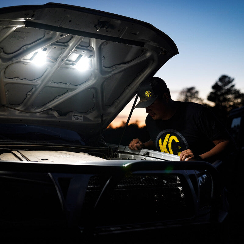 KC HiLiTES Cyclone 2-Inch LED Universal Under-Hood Lighting Kit, KCL355