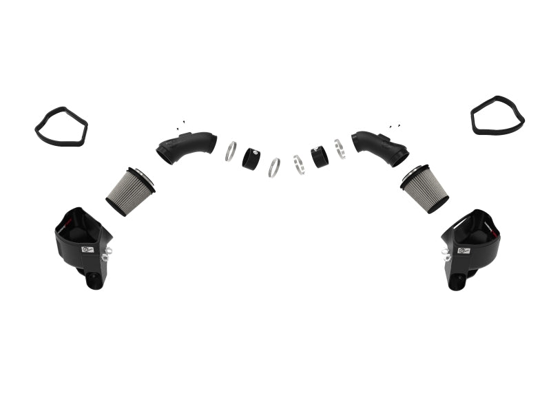 aFe POWER Magnum FORCE Stage-2 Pro DRY S Cold Air Intake System 54-13030D for 2012-2019 BMW M5 and M6 4.4L V8