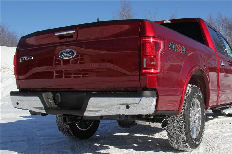 MBRP S5253BLK Armor BLK 3-Inch Cat-Back Exhaust System for 2015-2016 Ford F-150