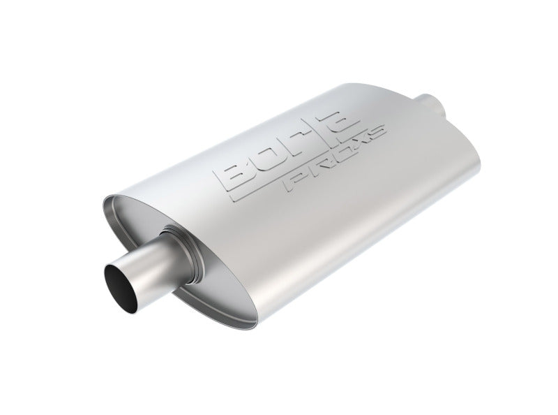 Borla ProXS Muffler 40347, 2-Inch Center Inlet and Outlet, Oval Universal Design