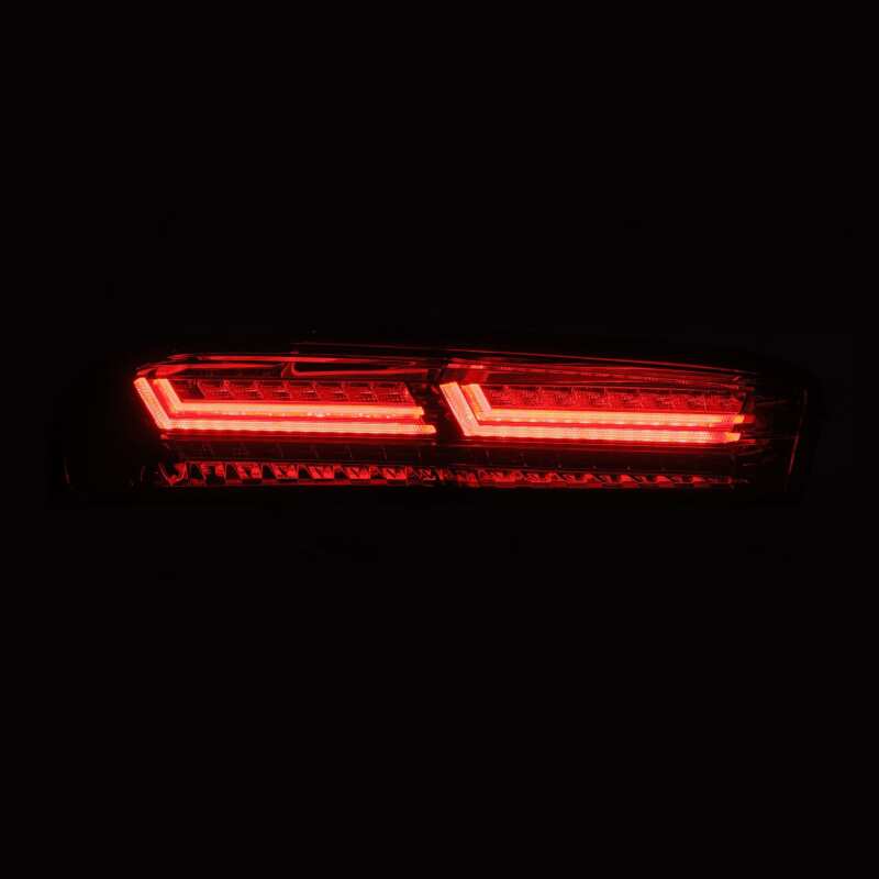 AlphaRex PRO-Series LED Tail Lights for 2016–2018 Chevrolet Camaro, Jet Black, ARX610010