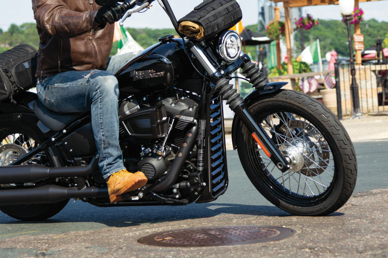 Kuryakyn Precision Chin Spoiler for M8 Softail Models, Black - Part Number 6465