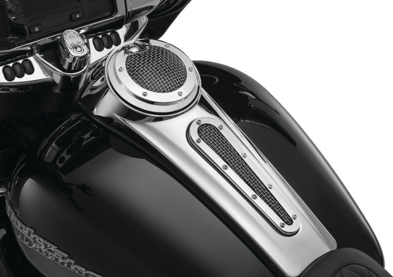 Kuryakyn Mesh Dash Insert Chrome for Harley-Davidson Street Glide, Part Number 6505