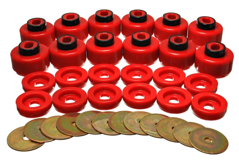 ES Body Mounts - Red