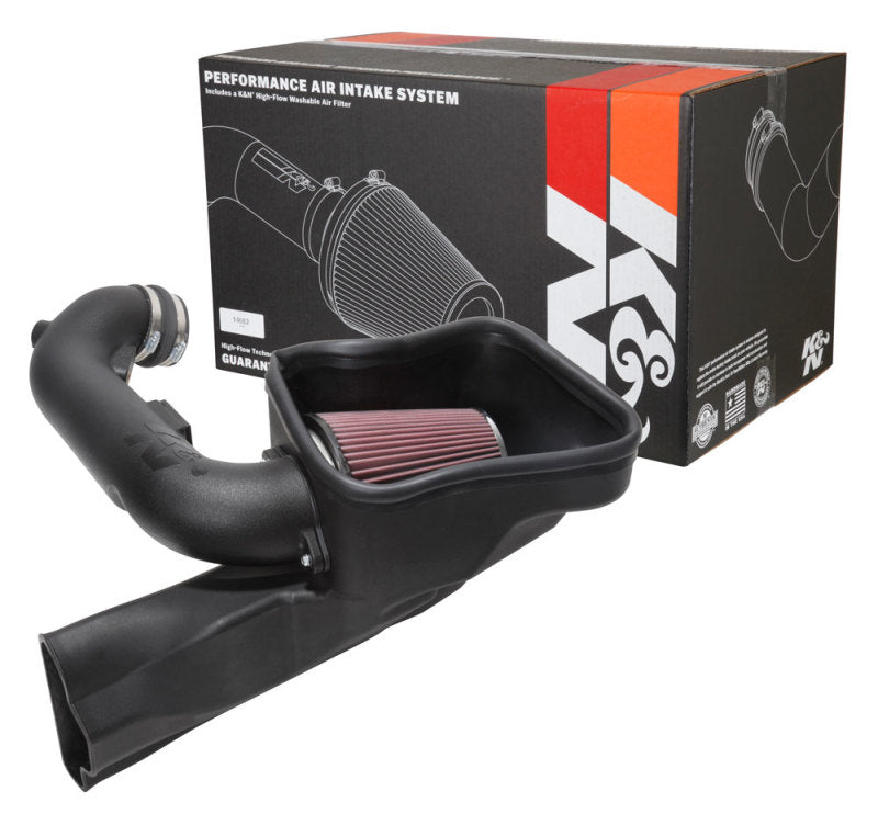 K&N 63-2605 AirCharger Performance Cold Air Intake for 2018–2022 Ford Mustang GT 5.0L V8