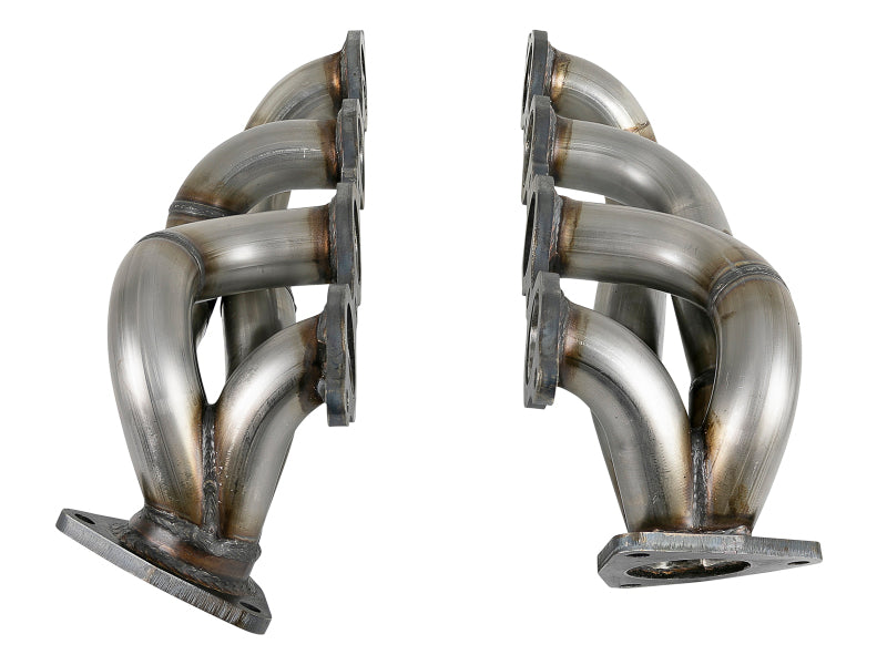 aFe Twisted Steel 1-3/4-Inch 304 Stainless Steel Shorty Headers for 2019-2026 GM Silverado and Sierra 1500 V8 5.3L/6.2L, Part Number 48-34134