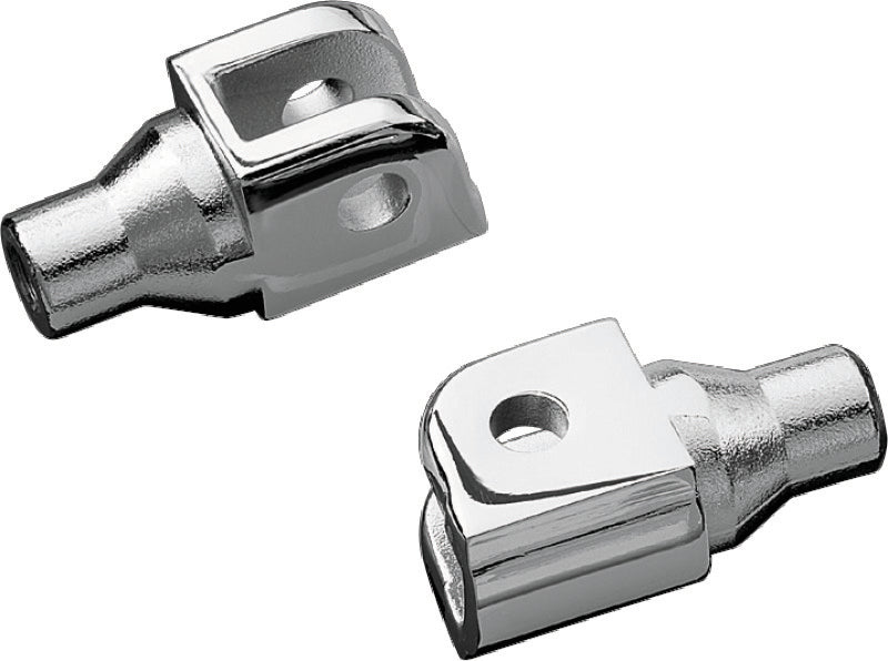 Kuryakyn 7939 Tapered Front Peg Adapter, Chrome
