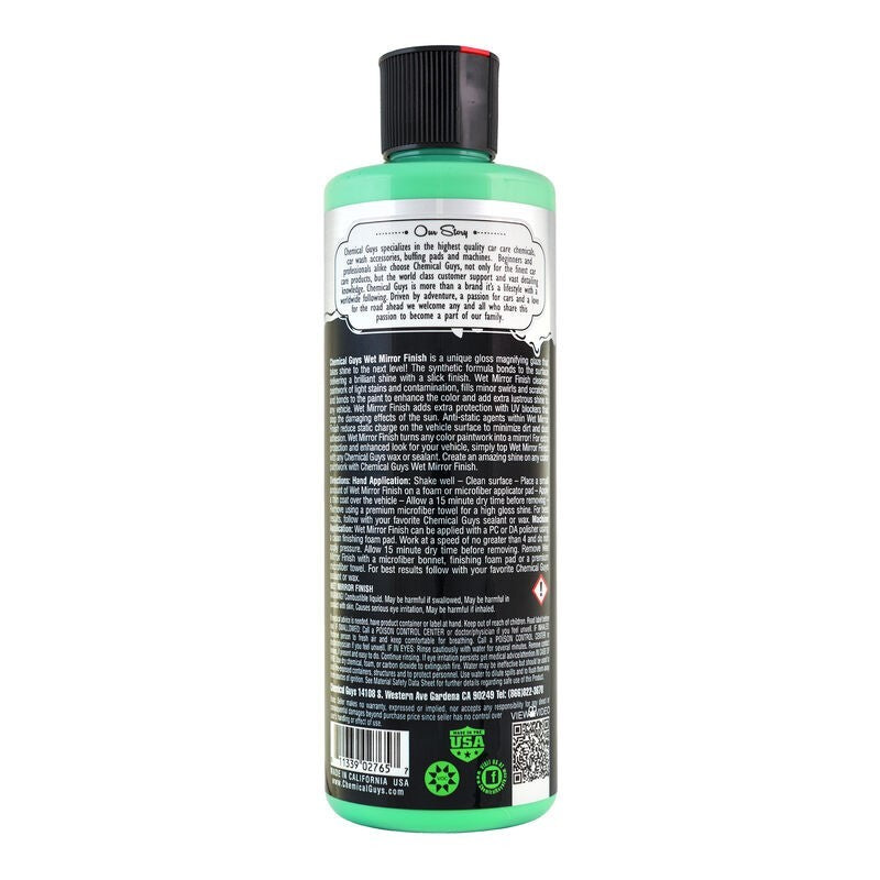 Chemical Guys Wet Mirror Finish Ultra Slick Gloss Magnifier - 16oz - Case of 6