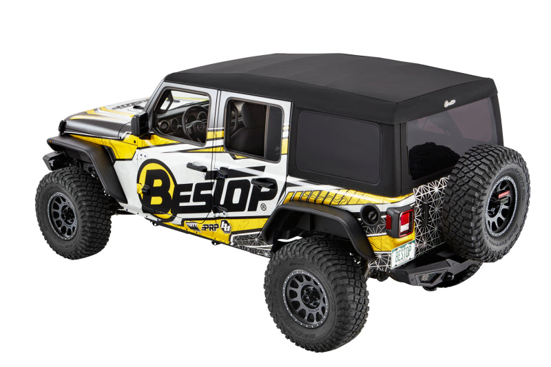 Bestop Supertop Ultra for Jeep Wrangler JL 4-Door (2018-2026) – Premium Black Twill Soft Top