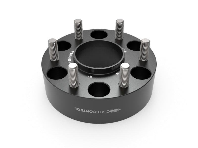 aFe CONTROL Forged Aluminum Wheel Spacers, 6x5.5-Inch, 77.8 mm Hub Bore, 2-Inch Thick, RAM 1500, Part Number afe610-20T002-B