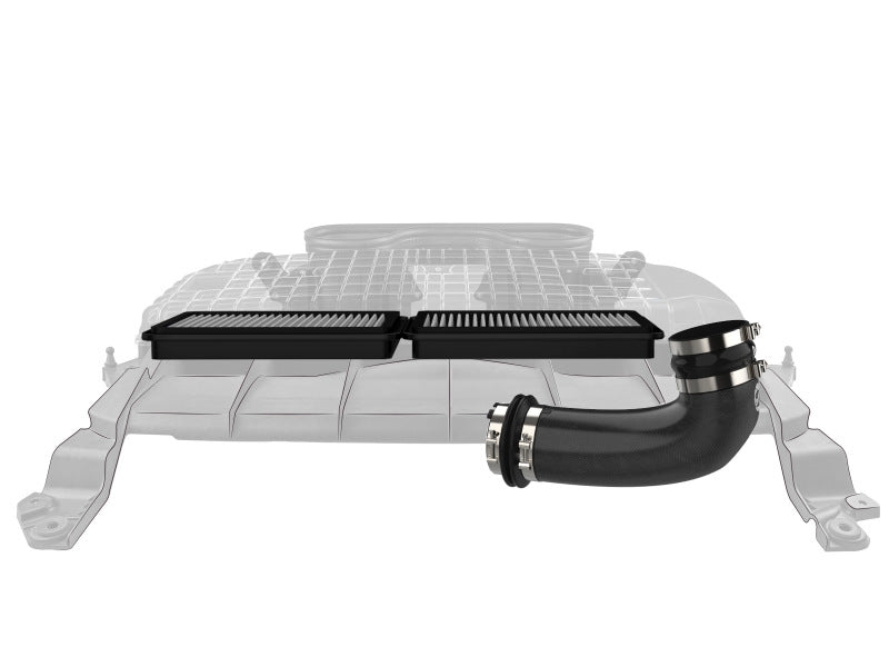 aFe Super Stock Carbon Fiber Pro DRY S Induction System for 2021-2024 Ram 1500 TRX 6.2L V8, Part Number 55-10014DC