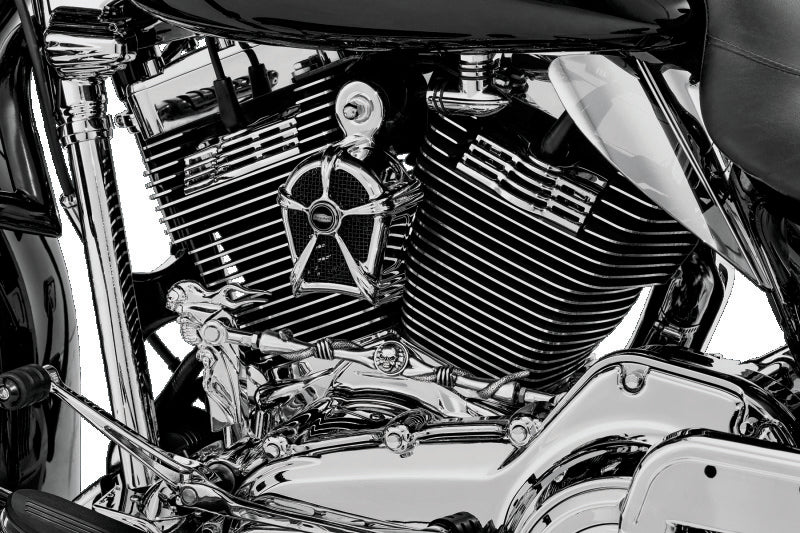 Kuryakyn 7260 Slotted Head Bolt Covers, Chrome