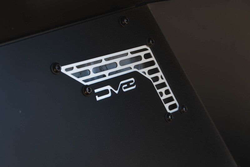 DV8 Offroad Rear Aluminum Inner Fender Liners for 2021-2025 Ford Bronco - Satin Black Finish