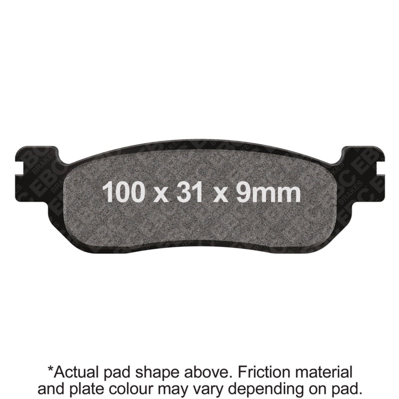 EBC Powersports FA275HH Double-H Sintered Front Brake Pads
