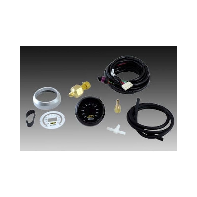 AEM 30-4406 52mm Digital Boost Gauge, -30 to 35 PSI