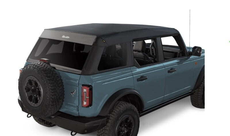 Bestop Trektop Soft Top for 2021-2026 Ford Bronco 4-Door - Black Diamond