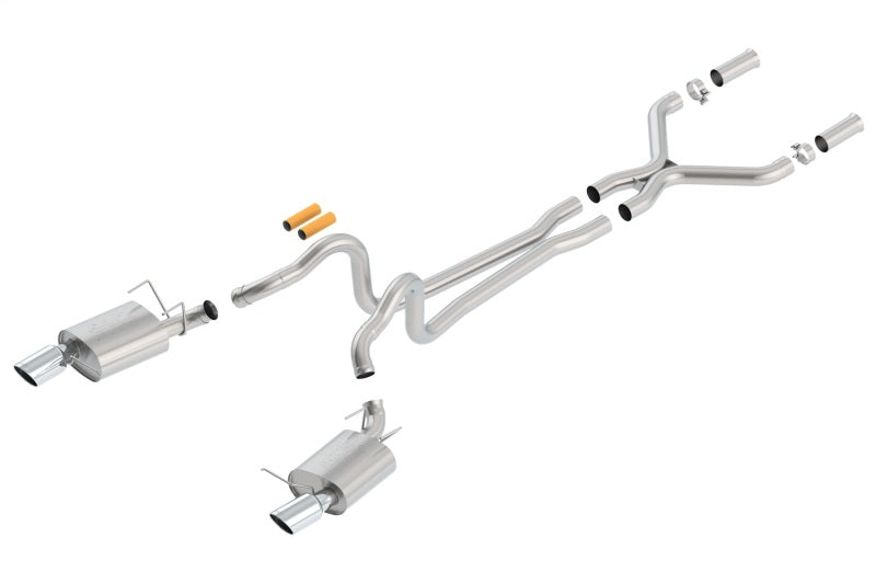 Borla 140516 ATAK Cat-Back Exhaust System for 2013-2014 Ford Mustang GT and 2013 Boss 302 5.0L V8