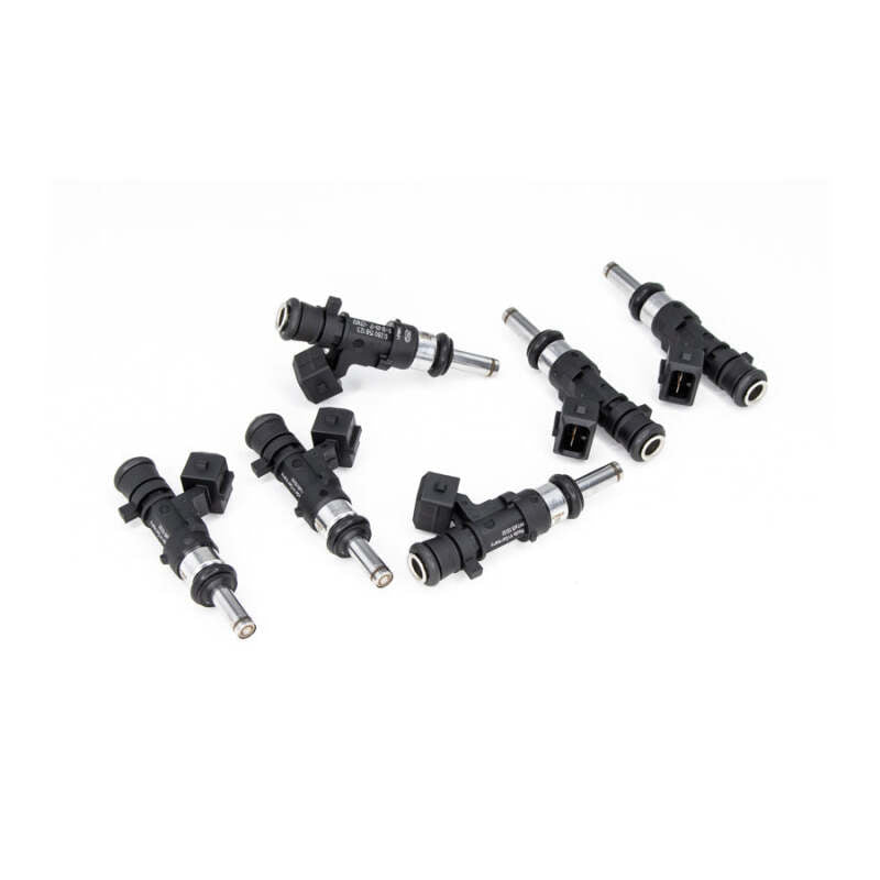 DeatschWerks DWK17MX-00-0600-6 600cc Top-Feed Fuel Injectors for BMW E46 M52 and E90-E93 N52