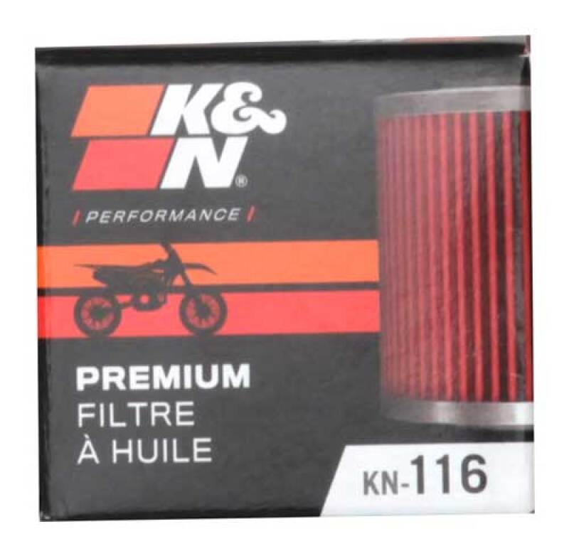 K&N Engineering KN-116 Premium Powersports Oil Filter for Honda TRX450R and TRX450ER
