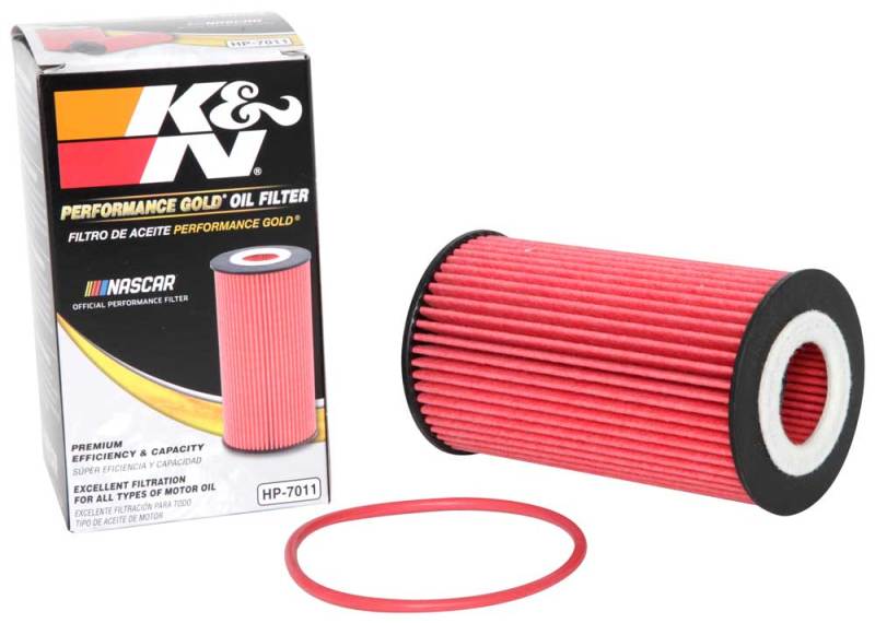 K&N Engineering HP-7011 Cartridge Oil Filter for Select Porsche Boxster and 911 Models