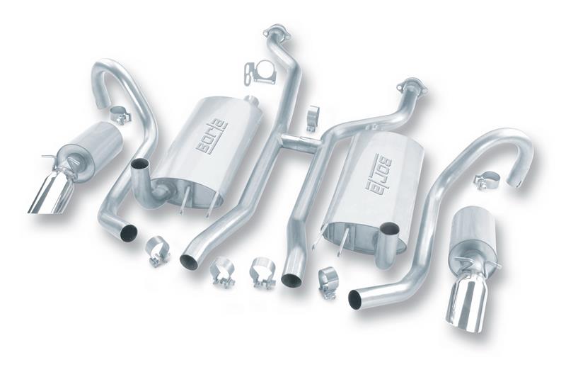 Borla 14504 Touring Cat-Back Exhaust System for 1994-1996 Chevrolet Impala SS and Caprice Classic 5.7L V8