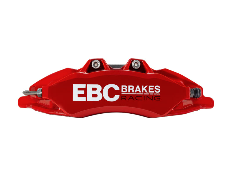 EBC Racing BBK044RED-1 Front Big Brake Kit for 2023+ Nissan 400Z with Red Apollo-6 Calipers and 355mm Rotors