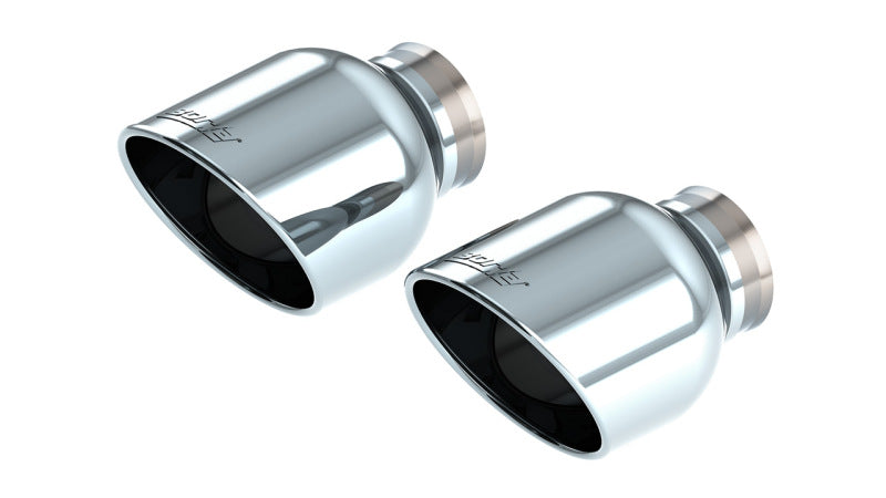 Borla 60729 5-Inch Bright Chrome T-304 Stainless Steel Exhaust Tips for V8 Chrysler 300C, Dodge Charger and Durango
