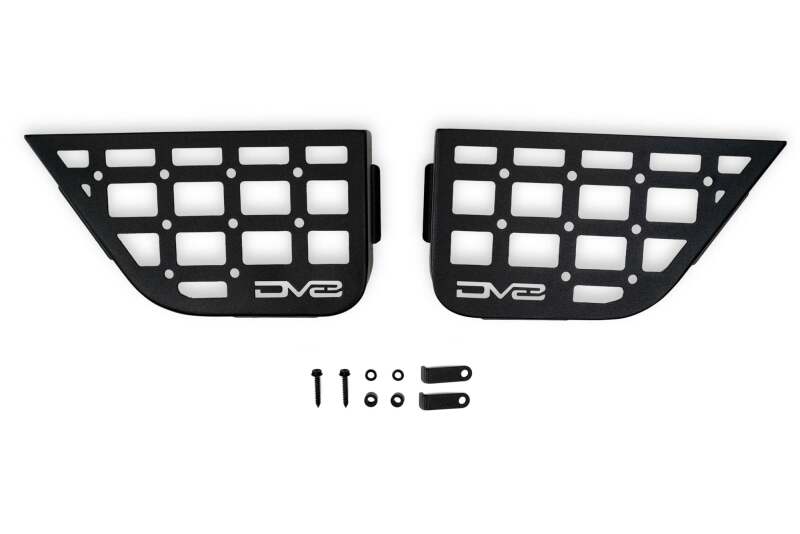 DV8 Offroad dveMPJK-07 Slim Front Door MOLLE Pockets for 2011-2018 Jeep Wrangler JK 2-Door