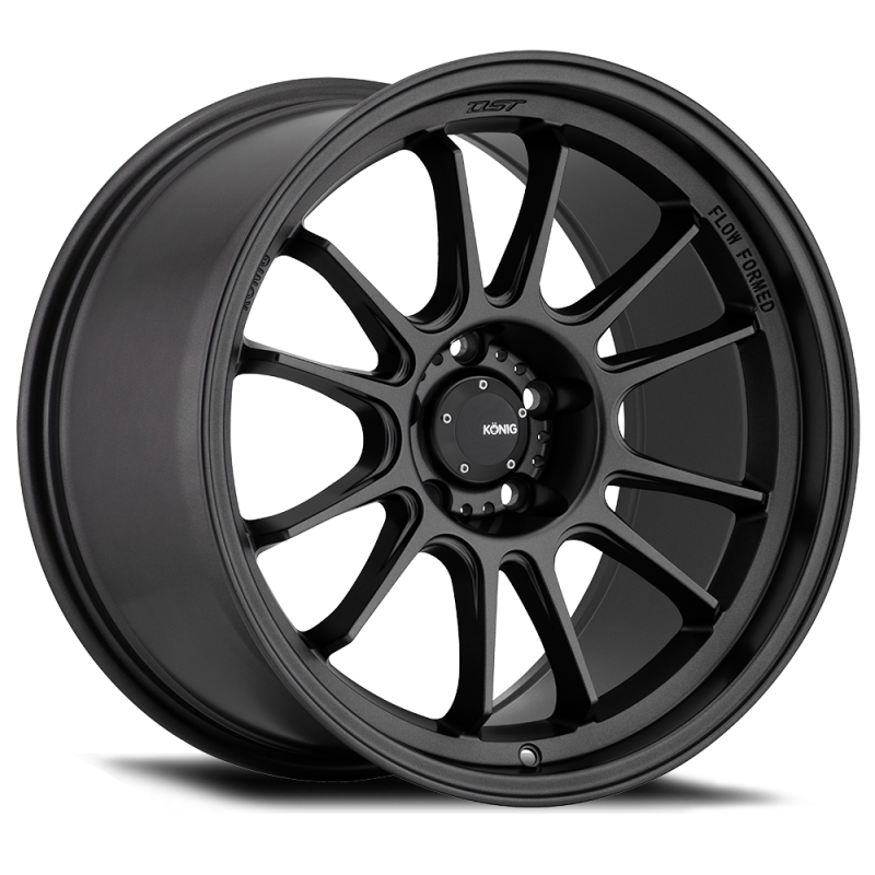 Konig Hypergram 15x7.5 4x100 ET35 Matte Black Wheel