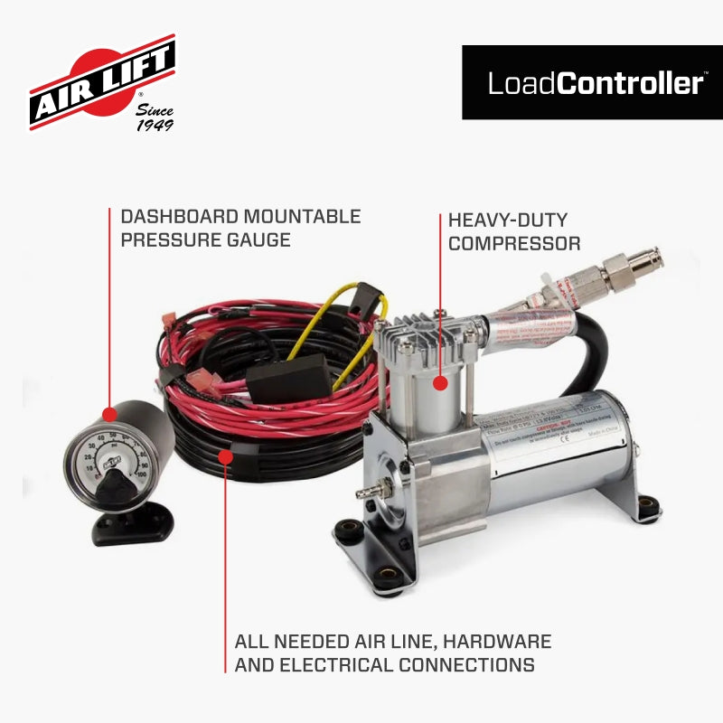 Air Lift LoadController Compact Single-Path Heavy-Duty Air Suspension Control Kit ALF25854