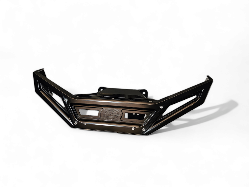Elektric Offroad Polaris RZR Pro R Billet Front Winch Bumper - Anodized Black (Part Number: elkFWB610030)