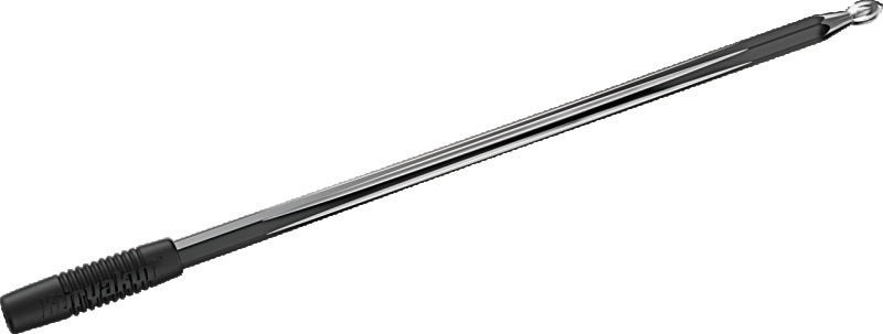 Kuryakyn Billet Antenna Hex/Grooved Black and Raw - Part Number KUR864