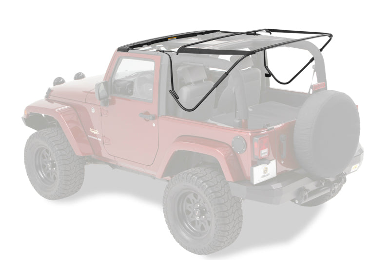 Bestop Bow & Frame Hardware Kit for 2007-2018 Jeep Wrangler JK 2-Door – Factory Style Replacement Part