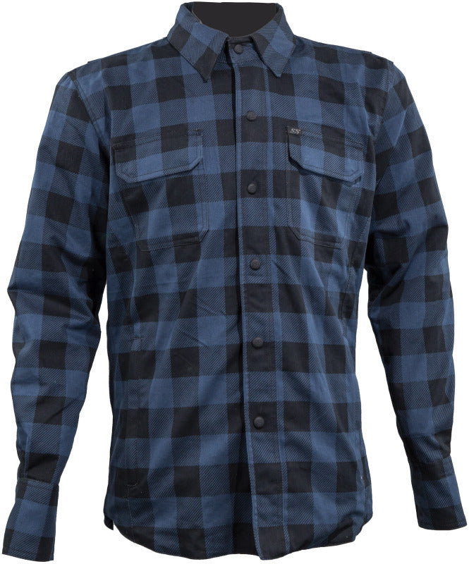 Speed and Strength True Grit Armored Motoshirt Navy/Black - Small