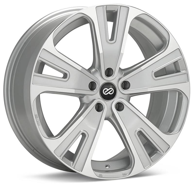 Enkei enk475-285-1240SM SVX 20 x 8.5 in. Silver Machined Wheel, 5x120 Bolt Pattern