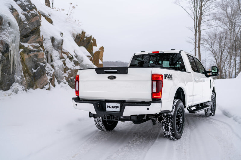 MBRP S5247BLK Armor BLK Cat-Back Exhaust System for 2017 Ford F-250/F-350 Super Duty 6.2L/7.3L